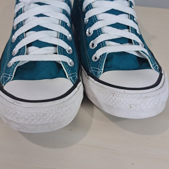 Converse All Star Chuck Taylor Low Top Blue Lagoon Shoe Men's 6 Women's 8 - Picture 4 of 11